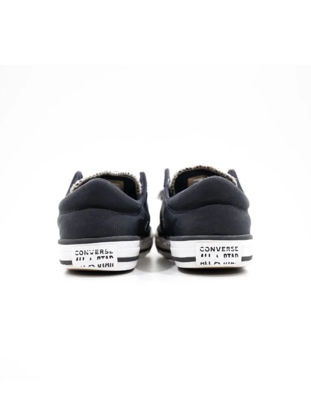 Converse Maddie Black & Silver Double Tongue Slip On Sneakers - Kids' 1